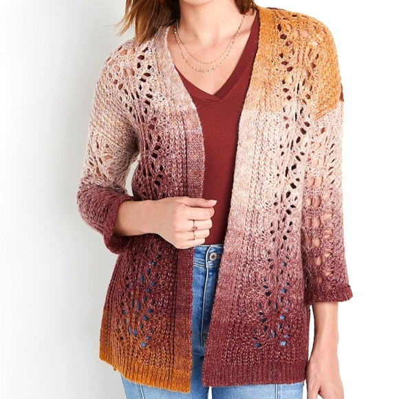Maurices Sweaters - Maurices Space Dye Cardigan